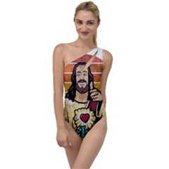 Got Christ? To One Side Swimsuit by Valentinaart