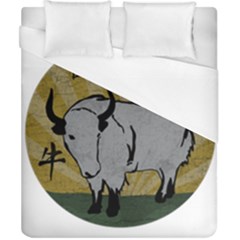 Chinese New Year ¨c Year Of The Ox Duvet Cover (california King Size) by Valentinaart