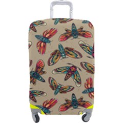 Dragonfly Pattern Luggage Cover (large) by designsbymallika