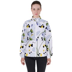 Tree Poppies  Women s High Neck Windbreaker by Sobalvarro