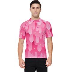 Rose Slime  Men s Short Sleeve Rash Guard by Sobalvarro