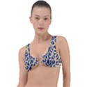 Leopard skin  Ring Detail Bikini Top View1