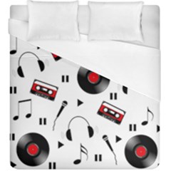 Music Life Duvet Cover (king Size) by Valentinaart