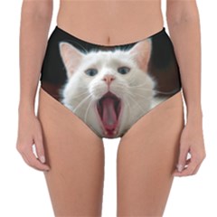 Wow Kitty Cat From Fonebook Reversible High-waist Bikini Bottoms by 2853937