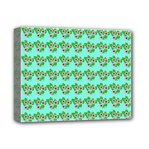 Flowers Pattern Deluxe Canvas 14  X 11  (stretched) by Sparkle