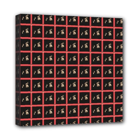 Grill Blocks Mini Canvas 8  X 8  (stretched) by Sparkle