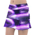 Illustration Scene Blue Classic Tennis Skirt View1