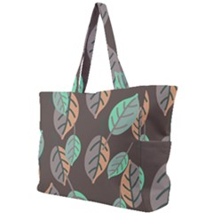 Leaf Brown Simple Shoulder Bag by Dutashop