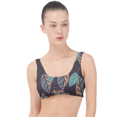 Leaf Brown The Little Details Bikini Top by Dutashop