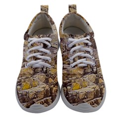 Rocky Texture Grunge Print Design Athletic Shoes by dflcprintsclothing