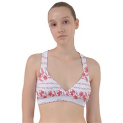Folk Ornament Sweetheart Sports Bra by Eskimos