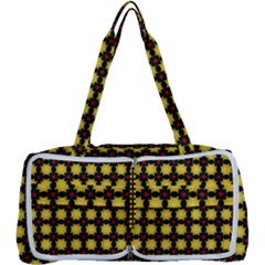 Yellow Pattern Green Multi Function Bag by Dutashop