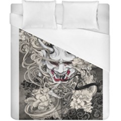 Samurai Oni Mask Duvet Cover (california King Size) by Saga96