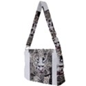 Samurai Oni Mask Full Print Messenger Bag (L) View2