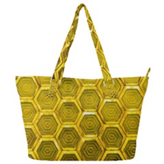Hexagon Windows Full Print Shoulder Bag by essentialimage365