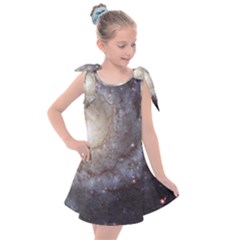 Spiral Galaxy Kids  Tie Up Tunic Dress by ExtraAwesomeSauce