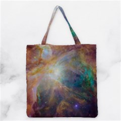 Colorful Galaxy Grocery Tote Bag by ExtraAwesomeSauce