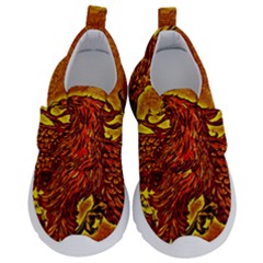 Phoenix Rising Kids  Velcro No Lace Shoes by ExtraAwesomeSauce