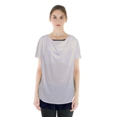 Abalone Grey Skirt Hem Sports Top by FashionBoulevard