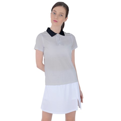 Abalone Grey Women s Polo Tee by FashionBoulevard