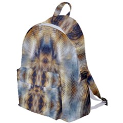 Retro Hippie Vibe Psychedelic Silver The Plain Backpack by CrypticFragmentsDesign