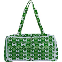 Clover Leaf Shamrock St Patricks Day Multi Function Bag by Dutashop