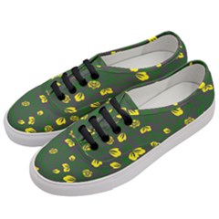 Yellow Flowers Women s Classic Low Top Sneakers by Eskimos