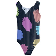 Many Colors Pattern Seamless Kids  Cut-out Back One Piece Swimsuit by Dutashop