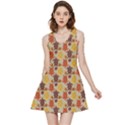 Sea Turtle Sea Life Pattern Inside Out Reversible Sleeveless Dress View3