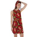 Abstract Rose Garden Red Racer Back Hoodie Dress View1