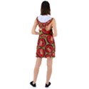 Abstract Rose Garden Red Racer Back Hoodie Dress View2