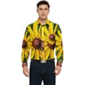 Sunflower Painting Men s Long Sleeve Pocket Shirt  View1