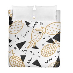 Golden Pineapples Duvet Cover Double Side (full/ Double Size) by goljakoff