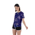 Turtles  Asymmetrical Short Sleeve Sports Tee View2