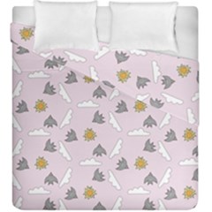 Birds In The Sky  Duvet Cover Double Side (king Size) by SychEva