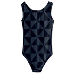 Abstraittrianglesnoir Kids  Cut-out Back One Piece Swimsuit by kcreatif