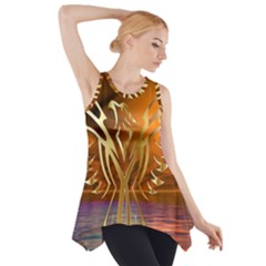 Pheonix Rising Side Drop Tank Tunic by icarusismartdesigns