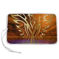 Pheonix Rising Pen Storage Case (l) by icarusismartdesigns