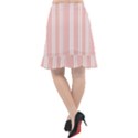 Bandes blanc/rose clair Fishtail Chiffon Skirt View2