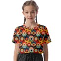 Multicolor Geometric Pattern Kids  Basic Tee View1