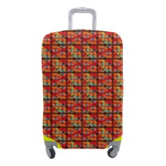 Square Floral Print Luggage Cover (small) by designsbymallika