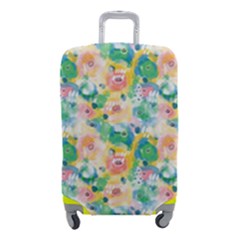 Water Color Floral Pattern Luggage Cover (small)