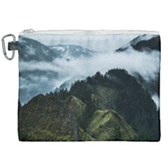 Green Mountain Canvas Cosmetic Bag (xxl) by goljakoff