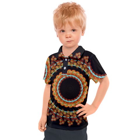 Mandala - 0009 - A Fast 24 Kids  Polo Tee by WetdryvacsLair