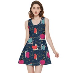 Romantic Snails Inside Out Reversible Sleeveless Dress by SychEva