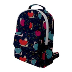 Romantic Snails Flap Pocket Backpack (large) by SychEva