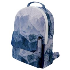 Blue Ice Mountain Flap Pocket Backpack (small) by goljakoff