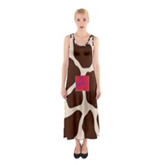 Palm Tree Sleeveless Maxi Dress by tracikcollection