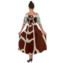 Palm tree Shoulder Straps Boho Maxi Dress  View2