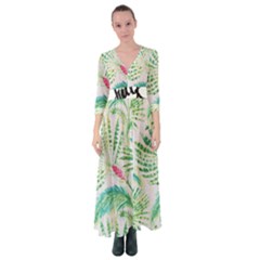  Palm Trees By Traci K Button Up Maxi Dress by tracikcollection